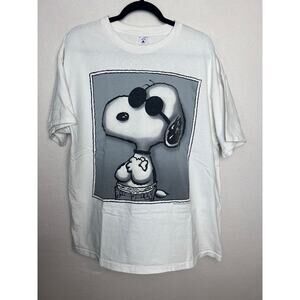 90s Vintage Snoopy As Joe Cool Calvin Klein Logo Spoof XL Peanuts Single Stitch